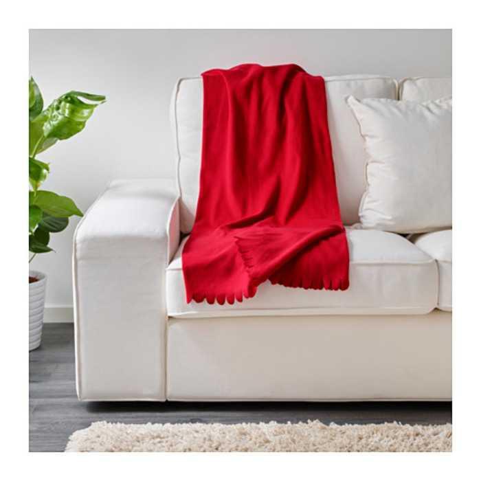 Best Seller!!! IKEA Polarvide - Selimut Fleece Lembut Unik Murah Minimalis