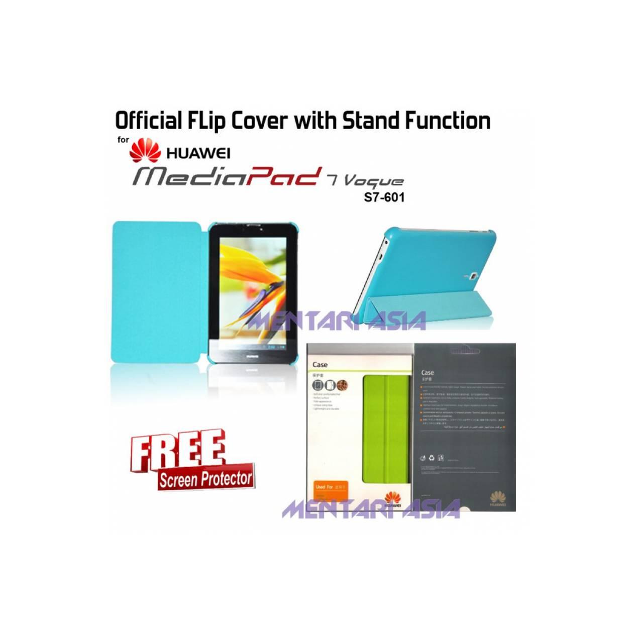 Flipcover HUAWEI MediaPad 7 Vogue S7-601 : Official Flipcover with Stand Function ( + FREE SP)
