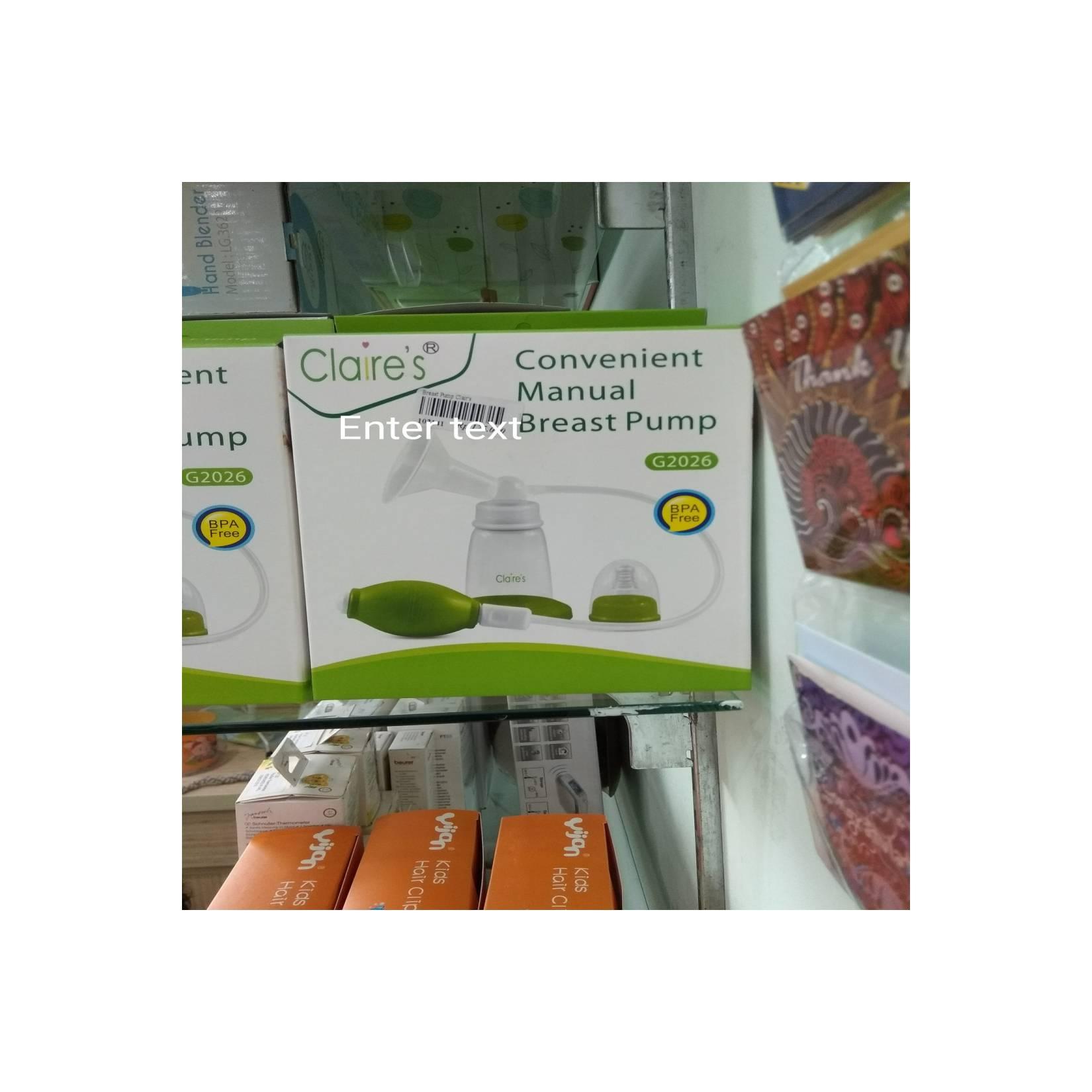 claires breastpump manual convenient