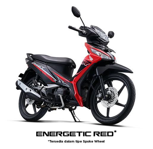 MOTOR HONDA NEW SUPRA X 125 FI CAST WHEEL ENERGETIC RED DEPOK