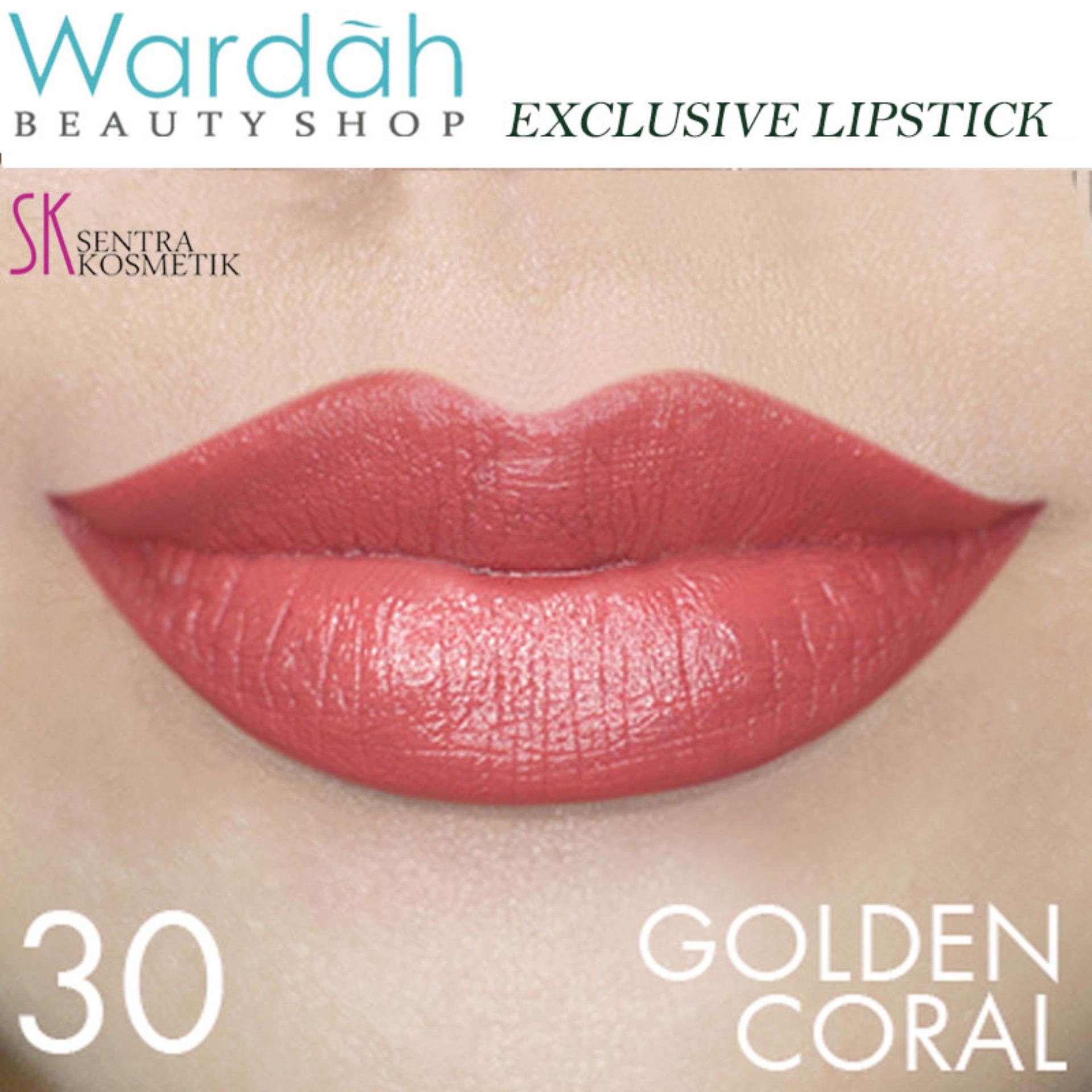 Wardah Exclusive Lipstick 30 - Golden Coral