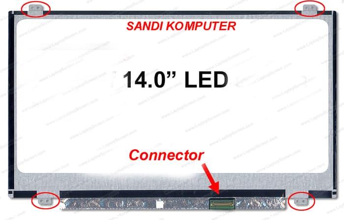 Harga Spesial!! Lcd Led Lenovo Thinkpad T450 T460 L450 T440P Series 14.0 Inch Slim - ready stock