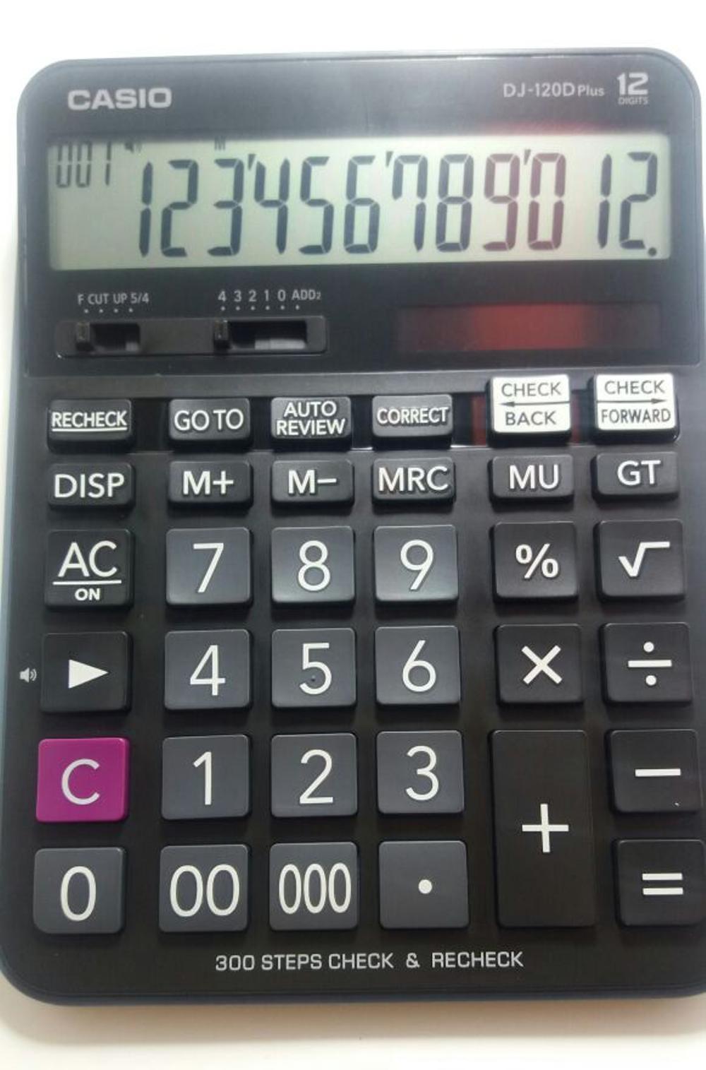 KALKULATOR CASIO ORIGINAL DJ 120D PLUS - KALKULATOR CASIO ORIGINAL - KALKULATOR 12 DIGIT di lapak Mr Electro ID mrelectroid