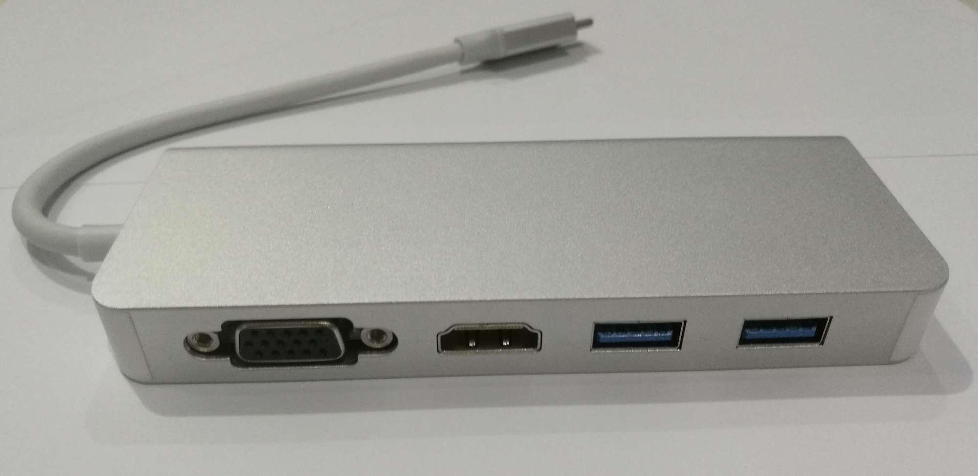 USB type C Multifunction Adapter 6 in 1