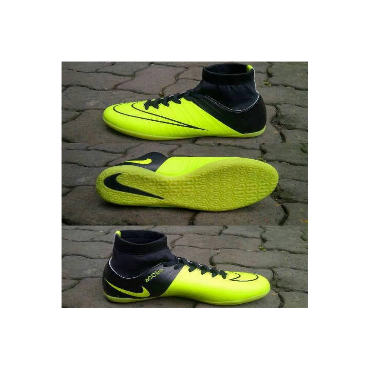 Promo Sepatu Futsal Nike Acc Mercurial Hijau Kombinasi Hitam