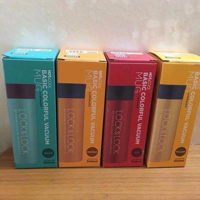 BEST PRODUCT Botol Minum Lock Lock Pekanbaru Colorful Tumbler 340ml