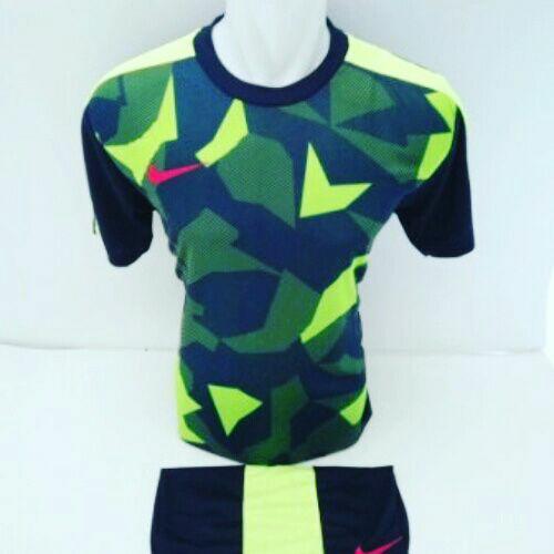 Baju Futsal Jersey Olahraga Volly Kaos Bola Setelan Voli Nike Hijau