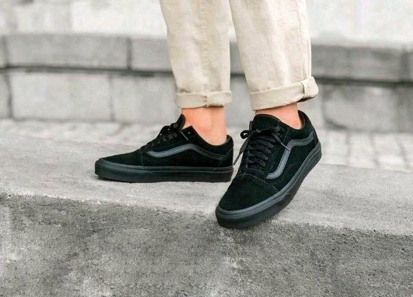Sepatu Pria casual Vans Old school anak sekolah kuliah *Free kaos kaki