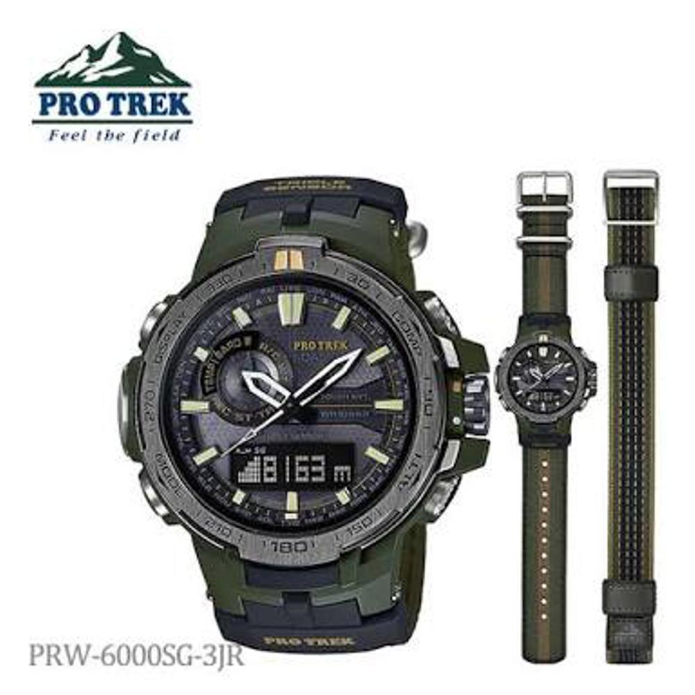 Casio Protrek Original Prw-6000sg-3 JAM TANGAN PRIA TRIPLE SENSOR MMBKL