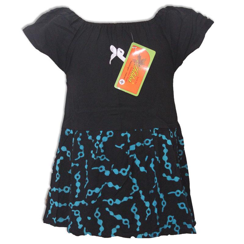 Daster Anak Batik, Baju Tidur Anak, Piyama Anak, Ukuran M Usia 6 Bulan - 2 Tahun (BKA002) Batik Alhadi