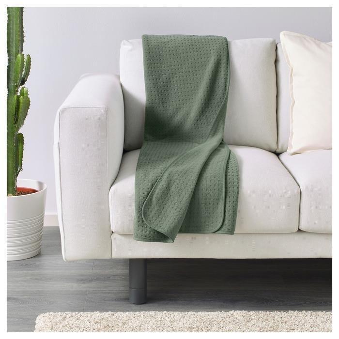 IKEA YPPERLIG Selimut kecil Hijau