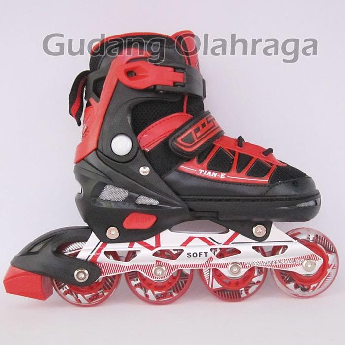 Sepatu Roda BAN KARET Anak dan Dewasa / Inline Skate Model Jahit baru