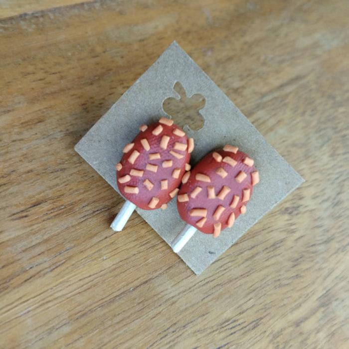 PROMO anting ice cream es krim murah grosir clay import korea dïör chanel - PPDTYokM