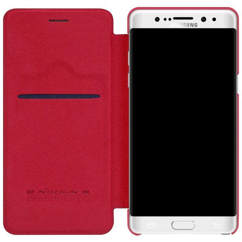 Nillkin Original Qin Series Leather case for Samsung Galaxy Note 7 / Note FE - Merah