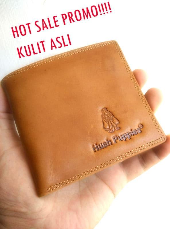 Dompet hush puppies kulit asli Terkini