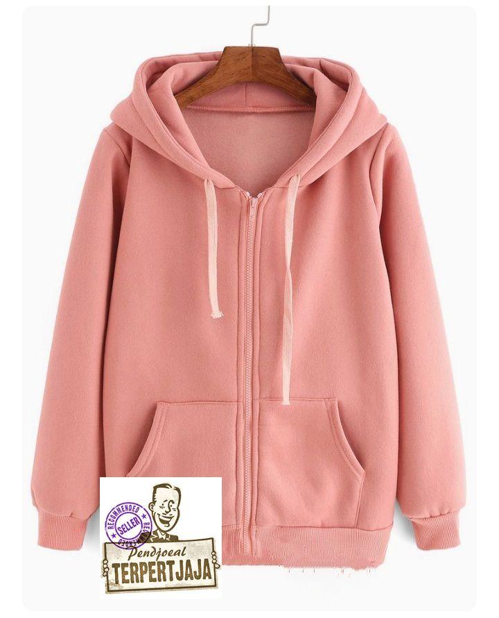 Sweater Hoodie Zip Up Cewe polos kekinian Bandung - Distro T-Shirt Baju Fashion Pria Wanita Cowo Cewe Anak Jakarta Terbaru Baru Atasan Pakaian Murah Bagus Keren terpercaya termurah diskon - mxshop