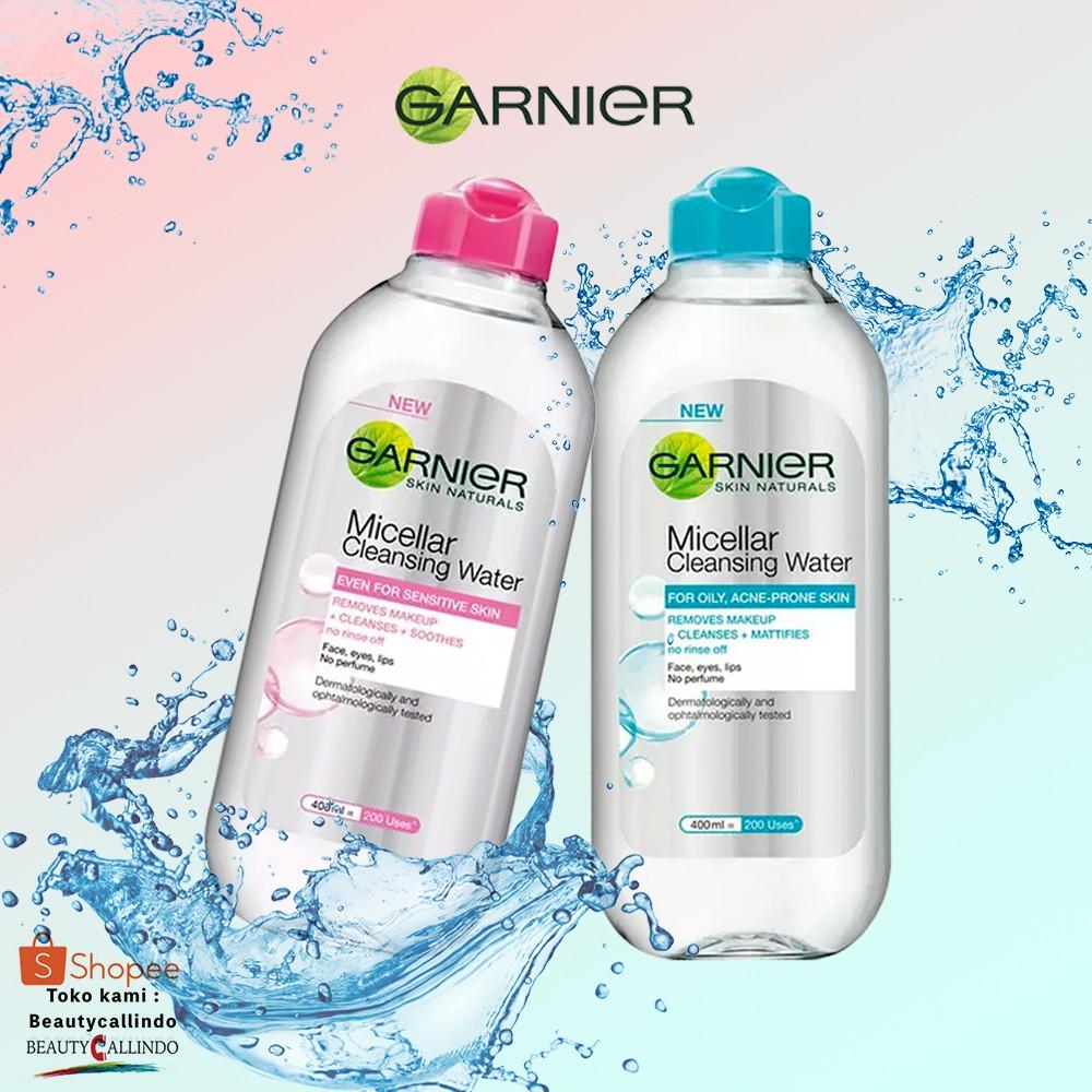 Garnier Micellar Cleansing Water 400ml - BPOM BIRU/KULIT BERMINYAK
