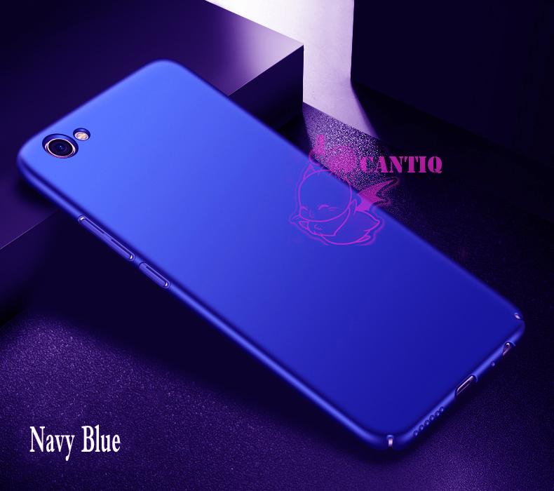 QCF Case Vivo Y66 Hard Slim Blue Mate Anti Fingerprint Hybrid Case Baby Skin Vivo Y66 / Baby Hardcase Vivo Y66 / Baby Skin Vivo Y66 / Casing Vivo Y66 / Case Vivo Y66 - Biru / Blue