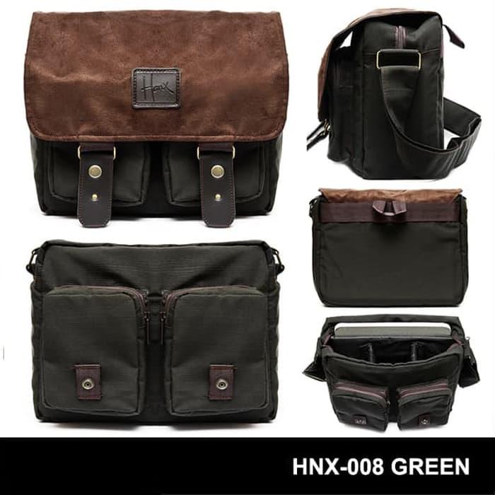 Tas Kamera / Messenger Camera Bag / Sling bag HONX 008 GREEN Terlaris di Lazada