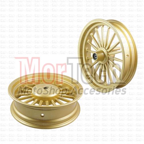 V Rossi Velg Pelek Racing Tapak Lebar Galaxy Motor Yamaha Aerox 155cc Palang 18 Ring 14-300/400 Gold