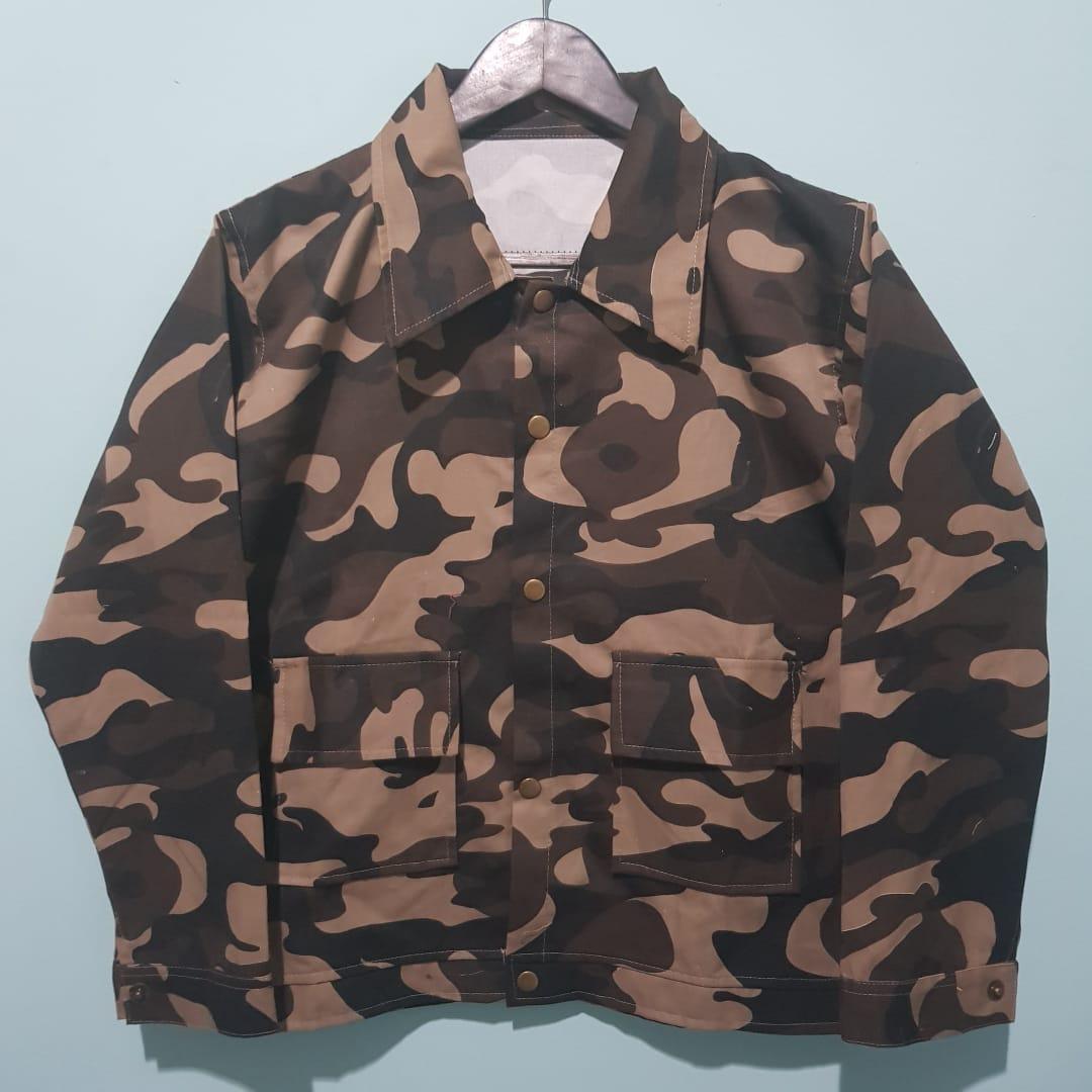MINI SEOUL ARMY - JAKET PARKA LORENG WANITA
