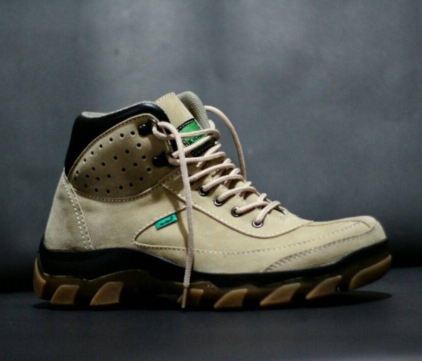 Sepatu Boots Safety Gaya Prua Sneakers Kasual Touring Gunung Kerja Pormal Kantoran Vans Converse Pantofel Caterpillar Abu Abu