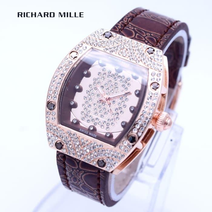 HOT PROMO Jam Tangan Wanita Richard Mille Tali Kulit ( Aigner Bonia Casio GC ) /SALE