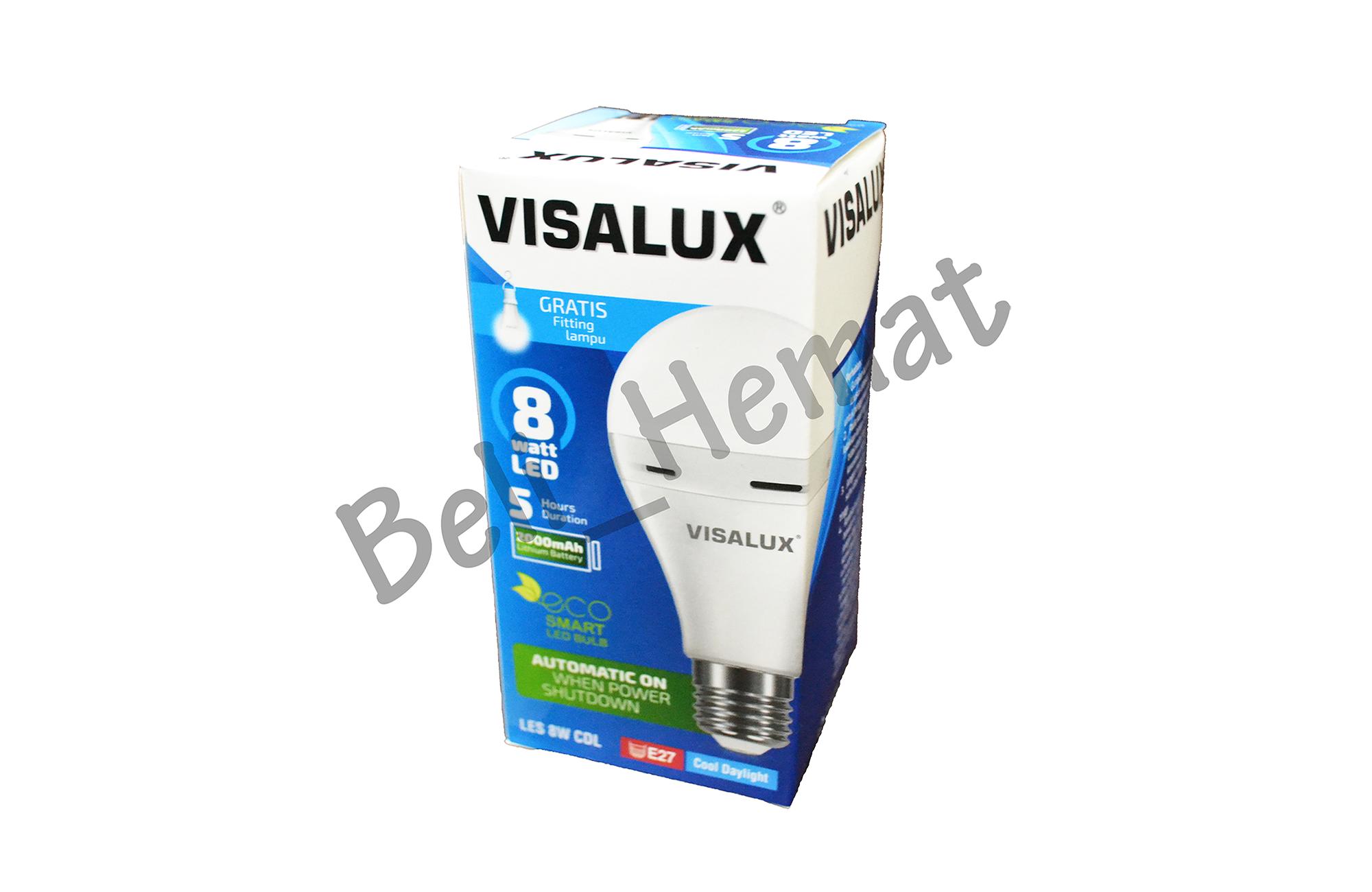 Lampu VISALUX Emergency LED Smart LES 8W E27 CDL