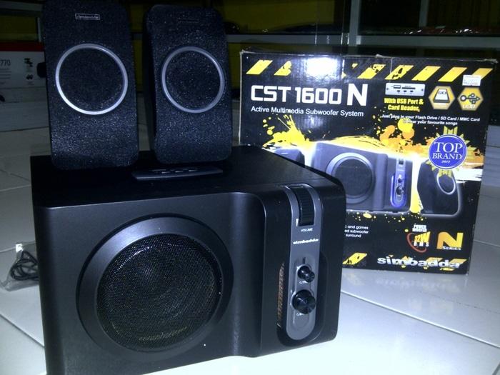 Referensi Speaker Simbadda CST-1600N speaker aktif / speaker laptop / speaker super bass