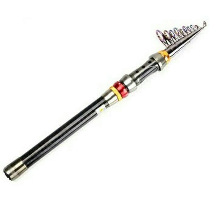 HOT PROMO!!! Pancingan Joran Pancing Carbon Fiber 5 Segments 2.1M - ih5bjv