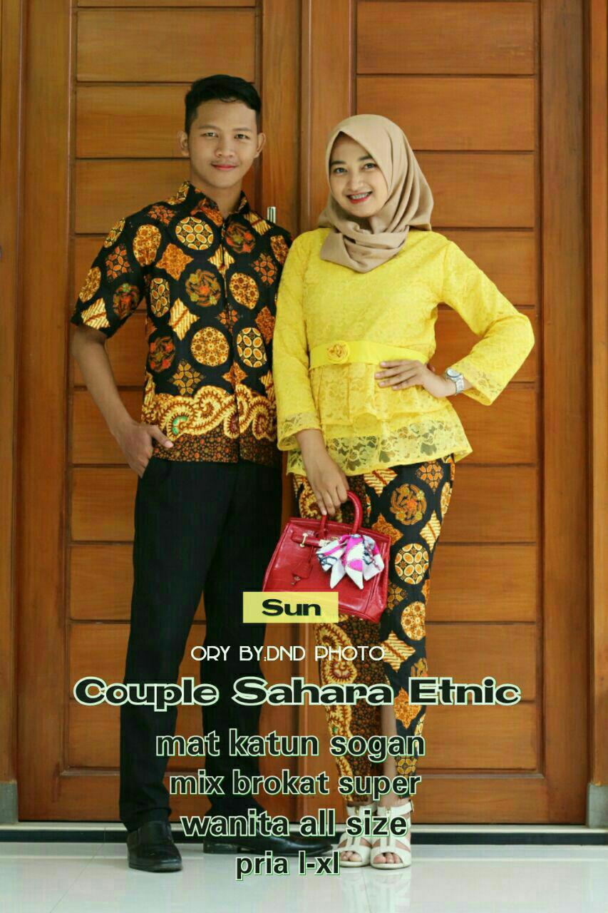 Batik sarimbit kombinasi brokat super