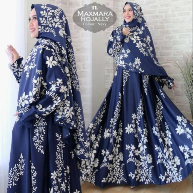 BAJU GAMIS 2IN1 TERBARU+BERGO DRESS FASHION MUSLIM WANITA UKURAN JUMBO MURAH SYARI MAXMARA ROJALLY (all size)