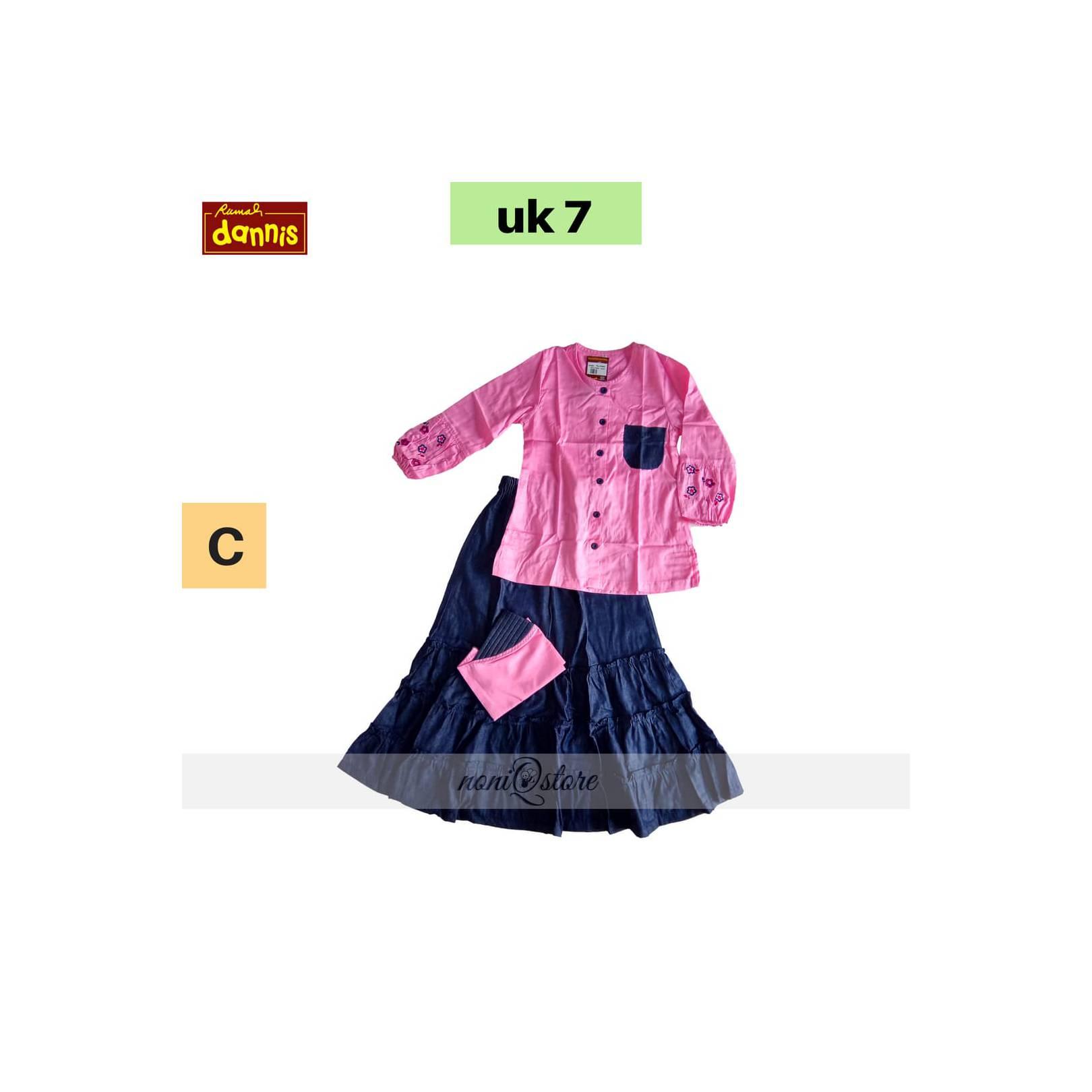 Setelan Anak DANNIS size 7 - Gamis / Jubah - Baju Muslim Premium
