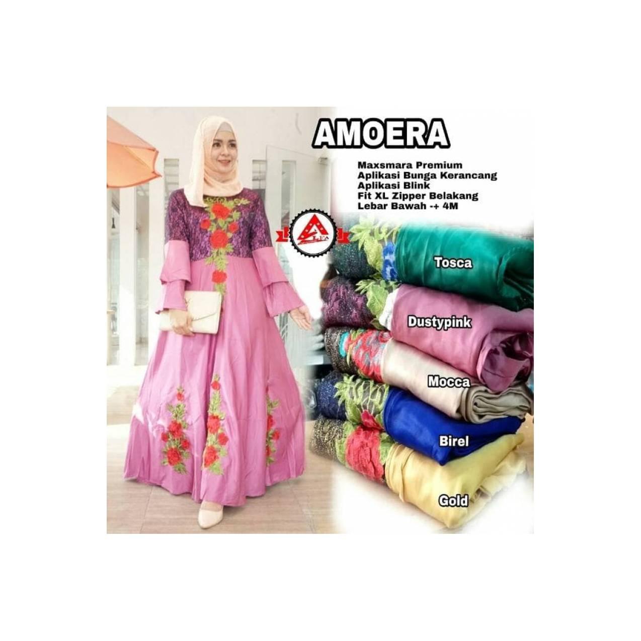 gamis maxi elegan mewah baju pesta muslim xl jumbo bigsize big size