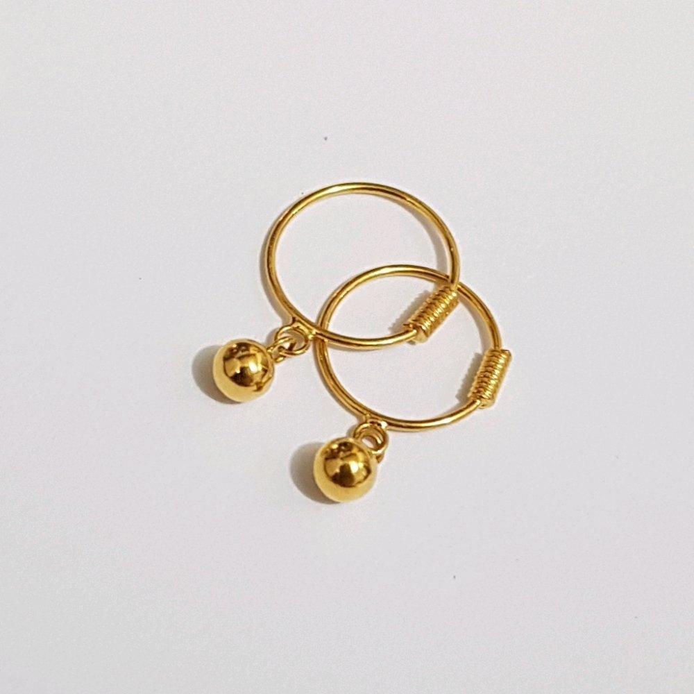 Anting Anak Emas Asli Kadar 700 Anting Merica Perhiasan Emas Anak Gold Earrings