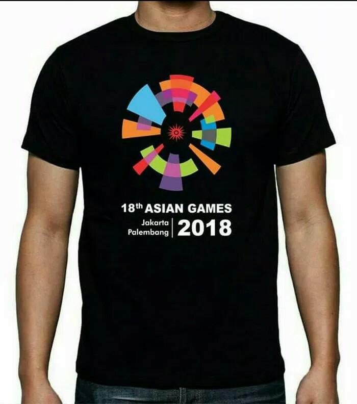 PALING LARIS KAOS SHIRT ASIAN GAMES JAKARTA PALEMBANG 2018 COMBED DISTRO
