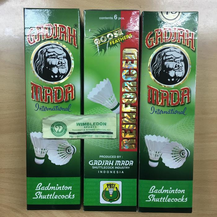 HARGA SPESIAL!!! Kok Gajah Mada Spesial Hijau Bulu Angsa / Shuttlecocks Gajah Mada Ijo - aw9ecA