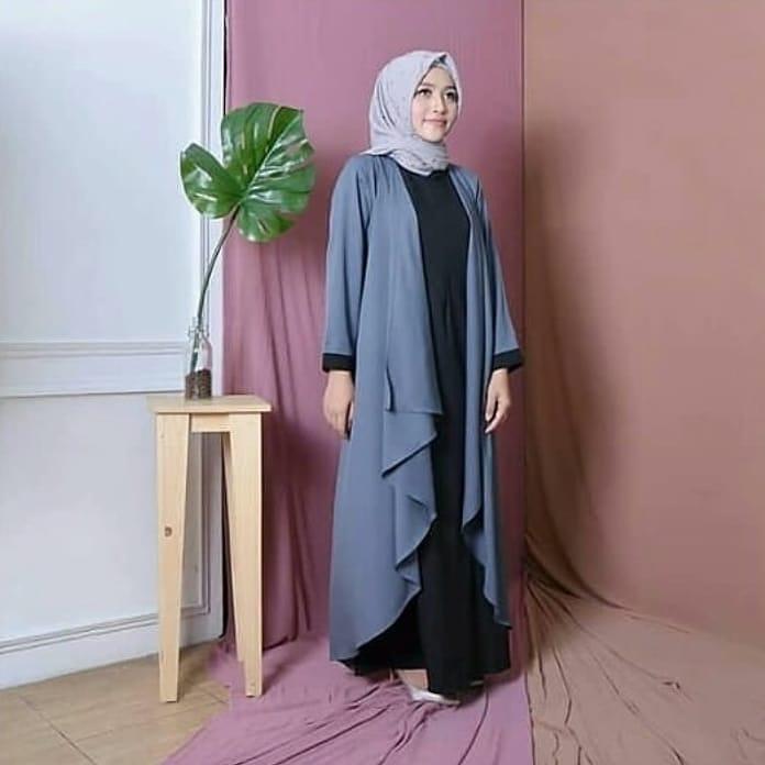 Tasya Tunik Wanita Muslim All Size Fit L BL