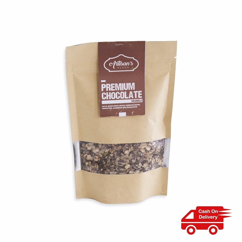 Granola Premium chocolate Artisan Blend 200gr / makanan sehat / makanan diet/ makanan sarapan homemade