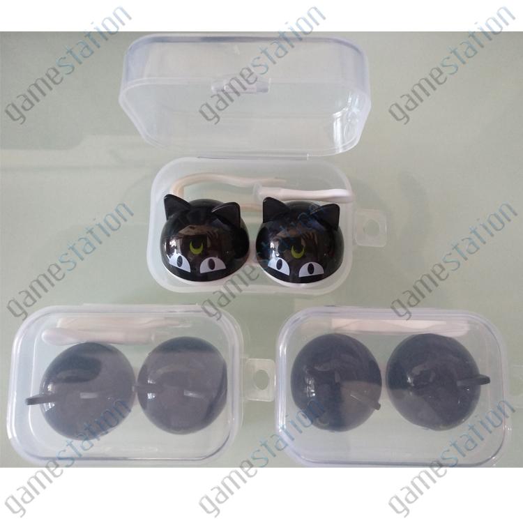 Kotak Softlens Imut Dan Unik - Kucing Hitam