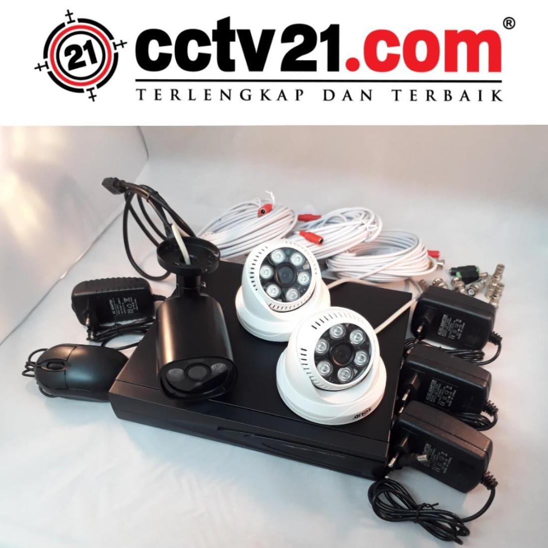 PROMO PAKET CAMERA 2 INDOOR - 1 OUTDOOR 960P - DVR HD 4 CH
