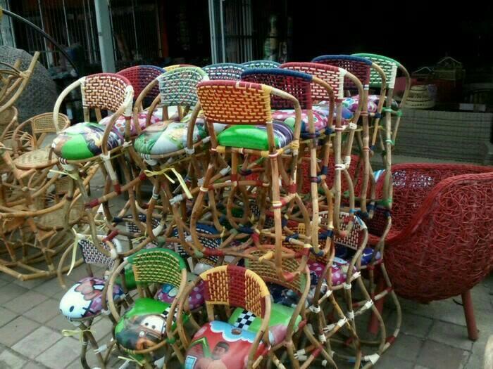 Kursi/ Jok bonceng rotan untuk motor matic