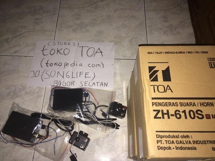 Sirine TOA Patwal 7 Suara motor/mobil ( klakson motor mobil keong denso suara waterproof telolet hella polisi sepeda fer )
