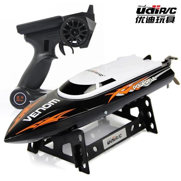Hadiah ulang tahun Venom Speedboat Remote Control Perahu terbaik dan murah RC Boat udi001