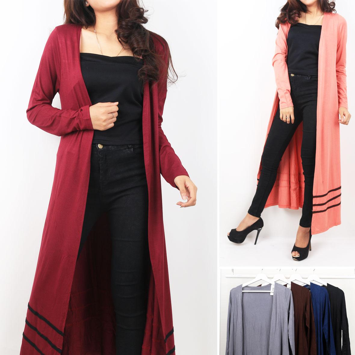 Oma Holley Fashion Azmera Cardigan Long Sleeve 6 Warna-Size L