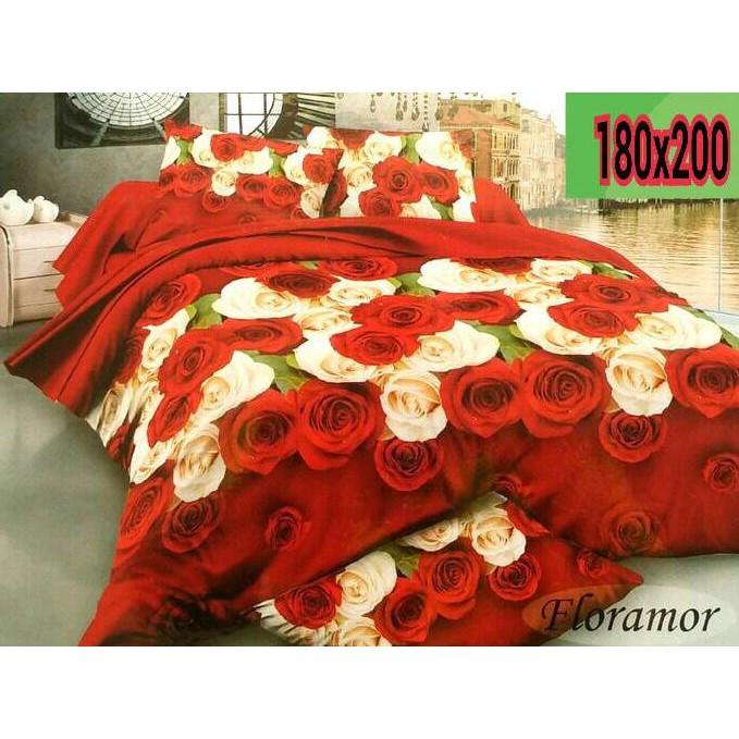 SPREI KASUR NOMOR 1 /KING SIZE/ 180X200 MAWAR MERAH - JDOAIHTG