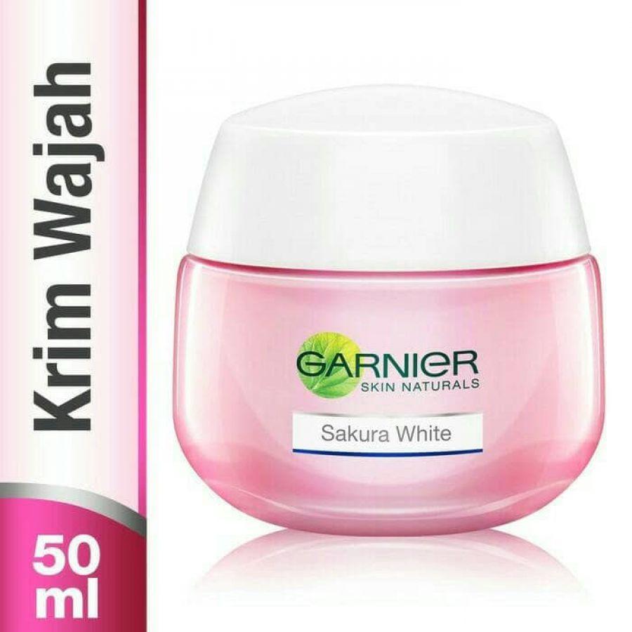 GARNIER Sakura White Pinkish Radiance Moisturizing Cream - Krim Wajah Best Seller!