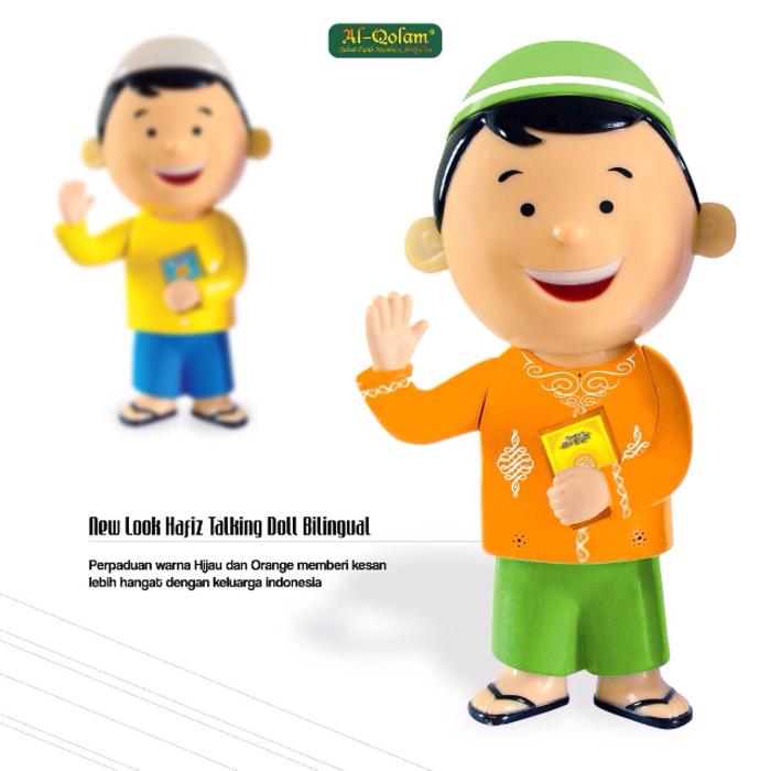 Boneka Ngaji Hafiz Mengaji Talking Doll Hafidz Bilingual New Version