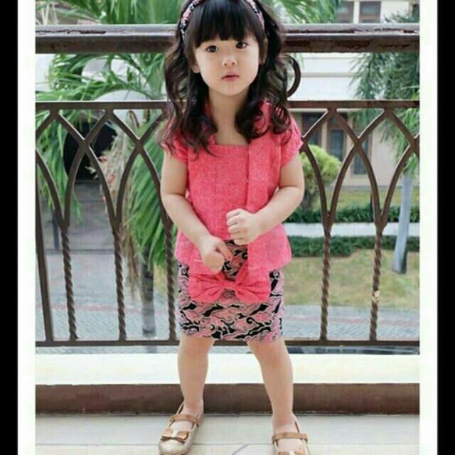 Kebaya anak set headband
