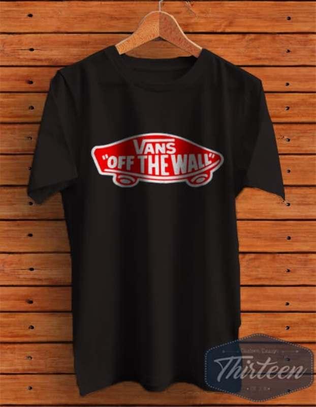 Kaos Original Baju Vans Kualitas Distro - Hitam